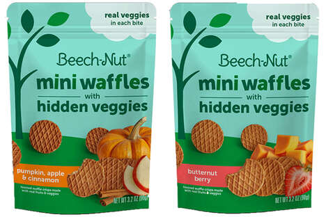 Veggie-Infused Mini Waffles