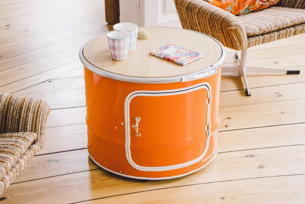 Upcycled Oil Barrel Furniture : LockengloetUpcycled Oil Barrel Furniture : Lockengloet  