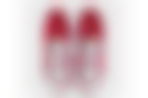 Red Leather Sneakers
