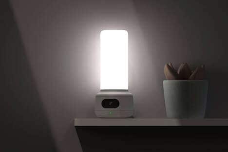 Portable Camera-Equipped Lamps