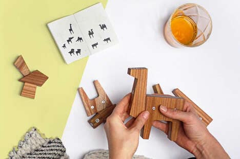 Magnetic Wooden Animal Toys