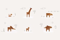 Magnetic Wooden Animal Toys Image 4