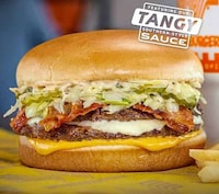 Stacked Southern-Style Burgers