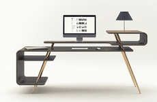 Multilevel Minimalist Office Furniture