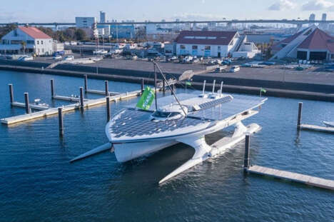 Solar Panel-Covered Boat Concepts