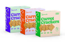 Upcycled Carrot Crackers