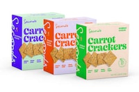 Upcycled Carrot Crackers