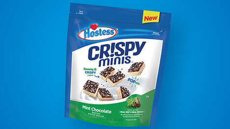 Crispy Mint Chocolate Snacks