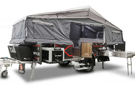 Self-Inflating Camper Trailers