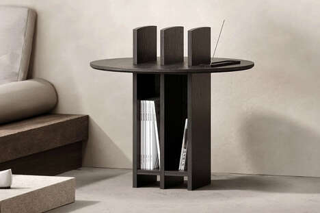 Bookcase-Equipped Side Tables