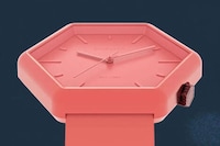 Monochromatic Hexagonal Timepieces Image 8