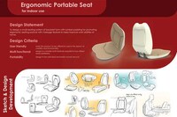 Collapsible Posture Support Seats Image 8