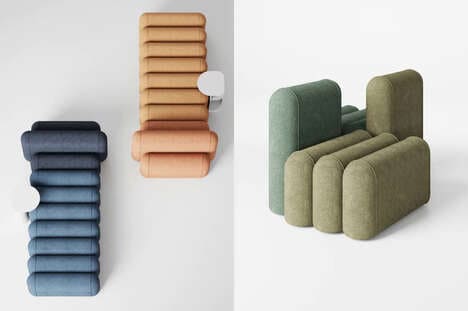 Rippled Modular Furniture Systems
