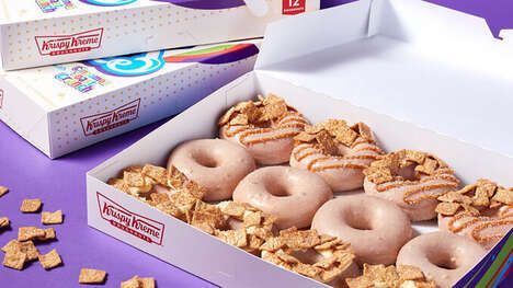 Sweet Cereal-Flavored Doughnuts