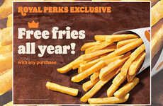 Complimentary QSR Fries Promotions