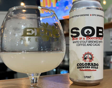 Rice Wine-Inspired White Stouts