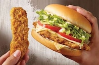 Layered Ultra-Cheesy Burgers Image 1