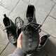 Dark Grey Waxed Footwear Image 3
