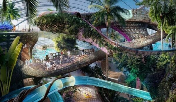 Living Waterslide Wellness Resorts