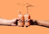 Peach-Flavored Sparkling Waters