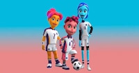 Metaverse Soccer Mascots Image 1