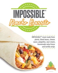 Meatless Nacho Burritos Image 1