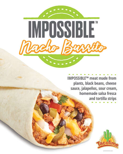 Meatless Nacho Burritos