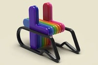 Modular Chromatic Child Chairs Image 1