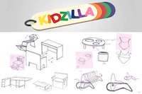 Modular Chromatic Child Chairs Image 5