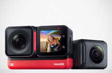 Lens-Swapping 360 Action Cameras