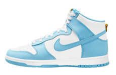 Baby Blue High-Top Sneakers