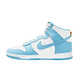 Baby Blue High-Top Sneakers Image 1