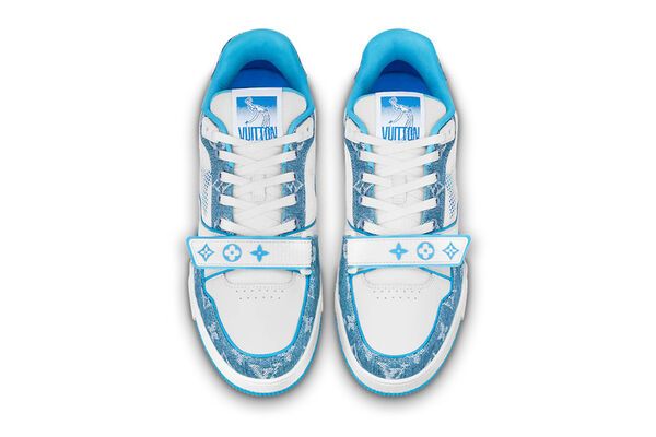 Louis Vuitton Trail Blue Denim Size EUR 42 Popular Sneaker Store - Review  in Comments : r/DHgate