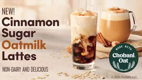Branded Oatmilk Coffee Beverages