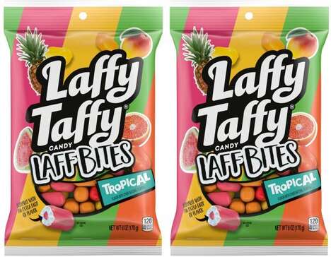 Tropically Flavored Taffy Bites