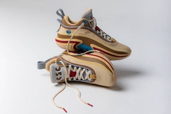 Patterned Multi-Color Sneakers : crenshaw skate club 2