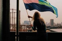 Home-Defining Artistic Flags Image 1