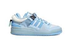 Light Blue Collaborative Sneakers