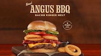 Onion Ring-Topped BBQ Burgers