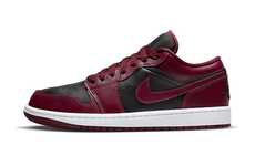 Maroon Low-Cut Shoes