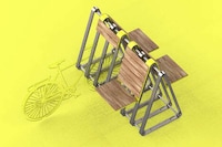 Bike-Friendly Outdoor Benches Image 3