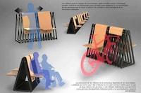 Bike-Friendly Outdoor Benches Image 4