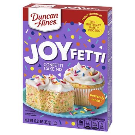 Contemporary Confetti Cake Mixes