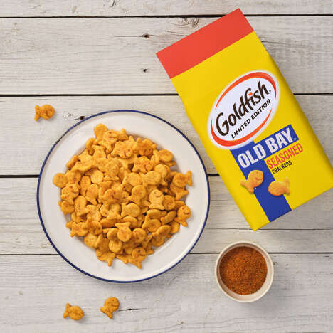 Fish Seasoning-Inspired Crackers
