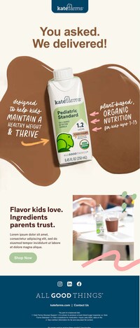 Nutritious Pediatric Beverages Image 1