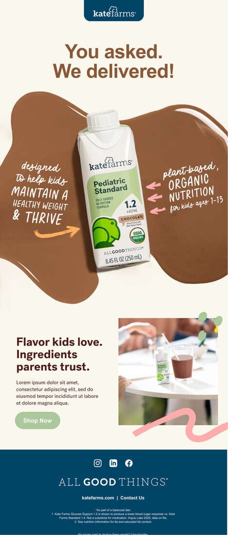 Nutritious Pediatric Beverages