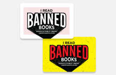 Banned Book Library Cards