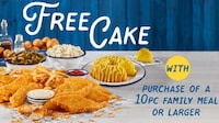Complimentary Cake Seafood Promotions Image 1