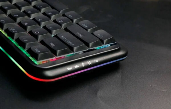 Vibrant Low-Profile Mechanical Keyboards