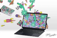 Artwork-Covered Laptop Models Image 1